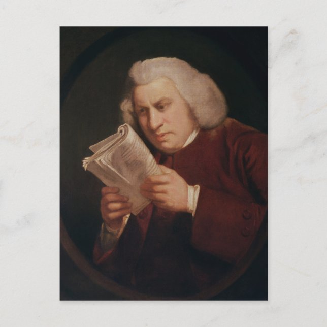 Postal Dr. Samuel Johnson 1775 (Anverso)