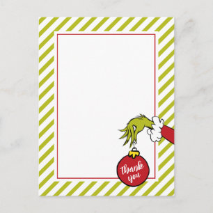 Postal Dr. Seuss   Baby Shower del Niño Grinch Gracias
