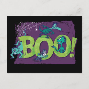 Postal Dr. Seuss   BOO! Gráfico de Halloween
