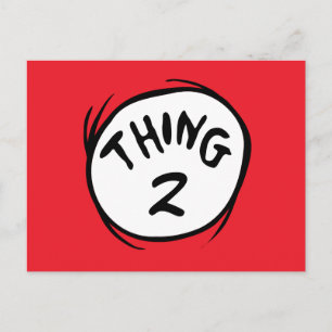 Postal Dr. Seuss Cosa Uno Cosa Dos personalizada