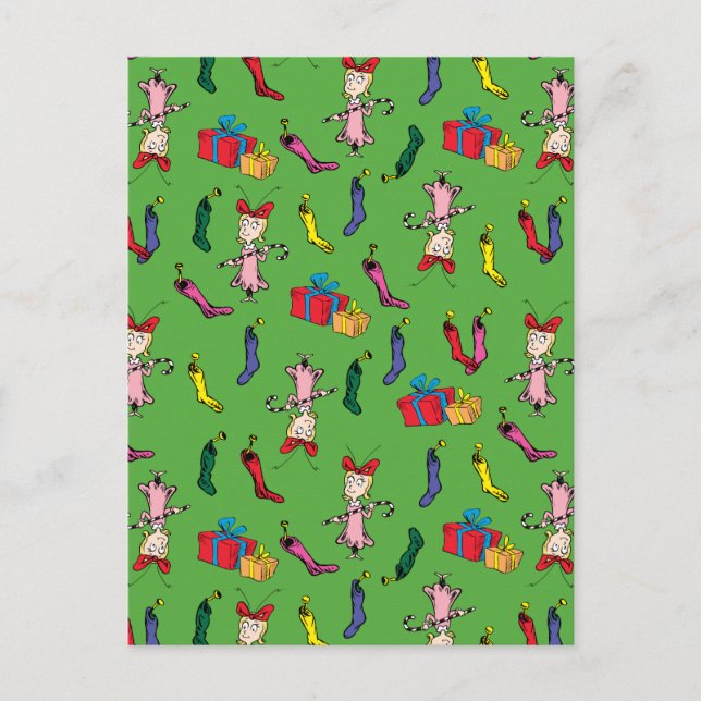 Postal Dr. Seuss | El Grinch | Cindy-Lou Patrón (Anverso)