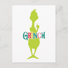 Postal Dr. Seuss | El Grinch - Silueta Verde