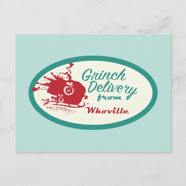 Postal Dr. Seuss | Grinch Delivery from Who-ville (Anverso)