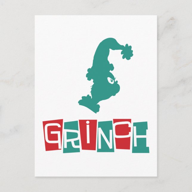 Postal Dr. Seuss | Grinch - Rojo & Verde (Anverso)