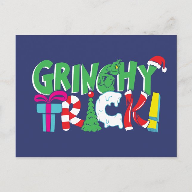 Postal Dr. Seuss | Grinchy Trick (Anverso)