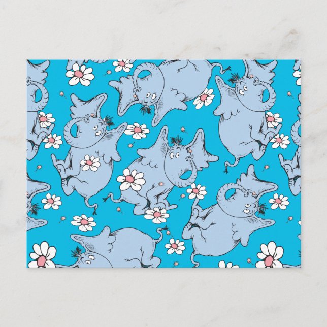 Postal Dr. Seuss Horton escucha a Quién (Anverso)