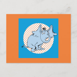 Postal Dr. Seuss Horton Escucha a Quién Puntos Naranjas