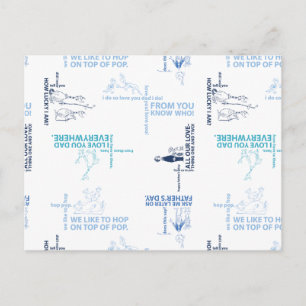 Postal Dr. Seuss   Patrón de cotización del día del padre