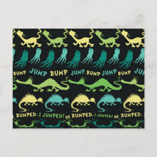 Postal Dr. Seuss Patrón de Hallowen "Bump Jump"