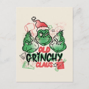 Postal Dr. Seuss   Viejo Grinch Claus