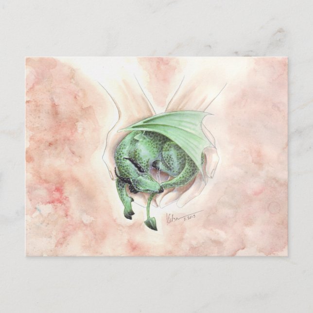 Postal Draagon Dormido 2013 (Anverso)