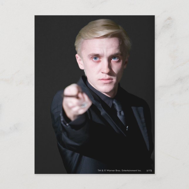 Postal Draco Malfoy 2 (Anverso)