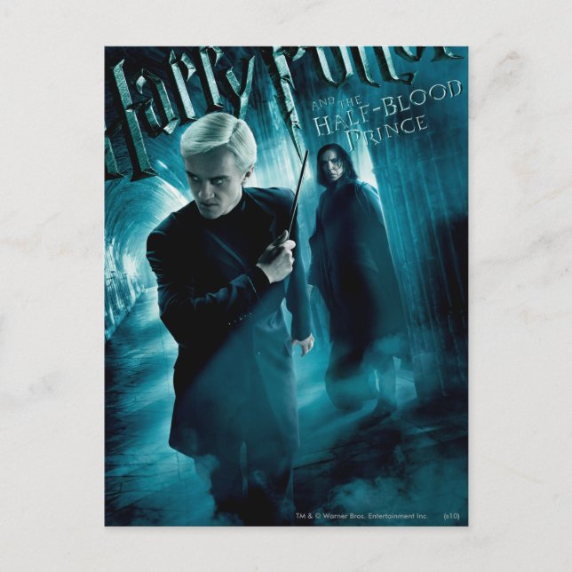 Postal Draco Malfoy y Snape 1 (Anverso)