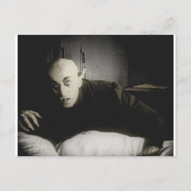 Postal Dracula clásica (Anverso)