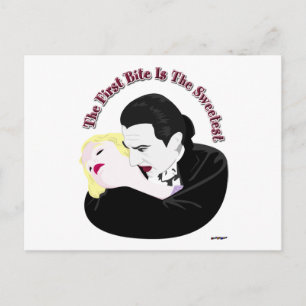Postal Drácula, El Primer Mordisco Es El Más Dulce