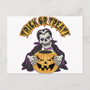 Postal Dracula Skull