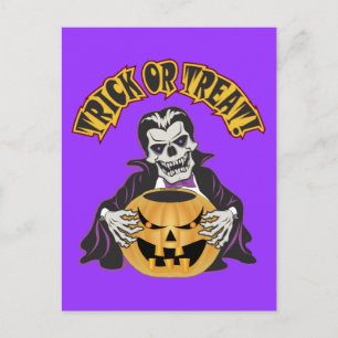 Postal Dracula Skull