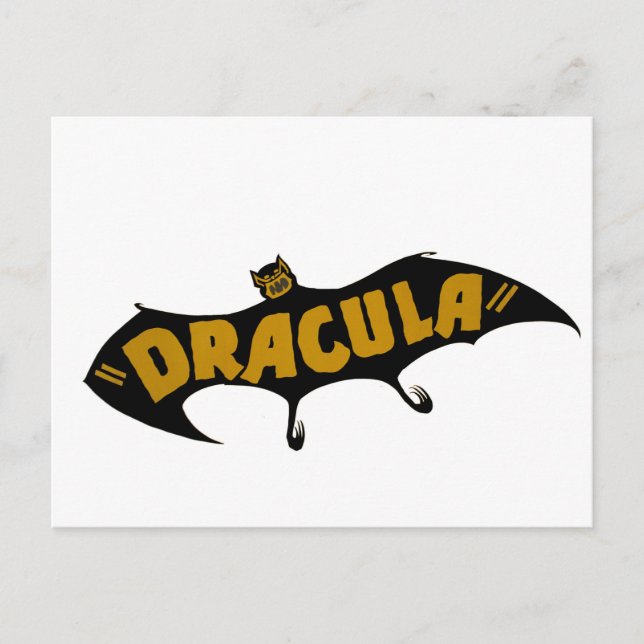 Postal Dracula Vampire Bat (Anverso)