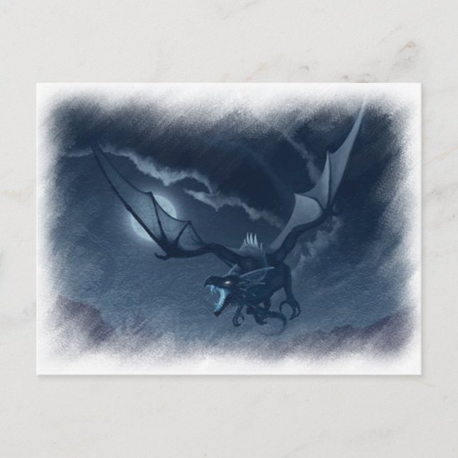 Postal Dragão Alado (Anverso)