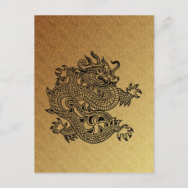 Postal dragón (Anverso)