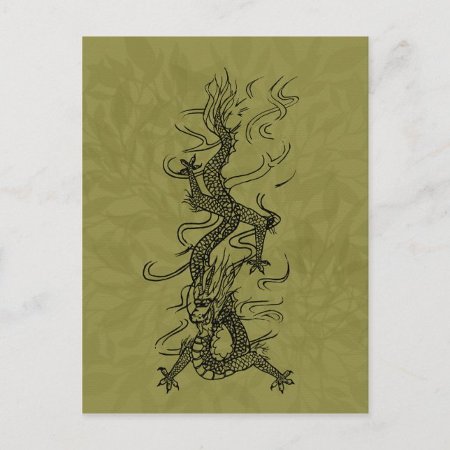Postal dragón (Anverso)