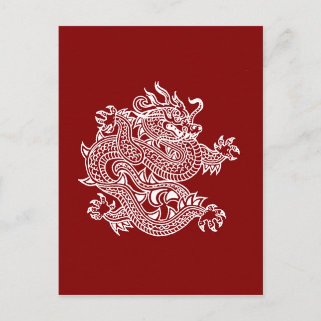 Postal dragón (Anverso)