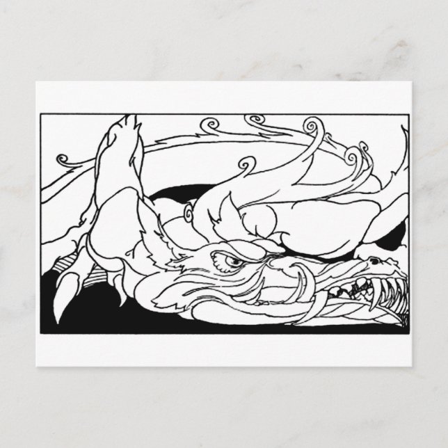 Postal dragón (Anverso)