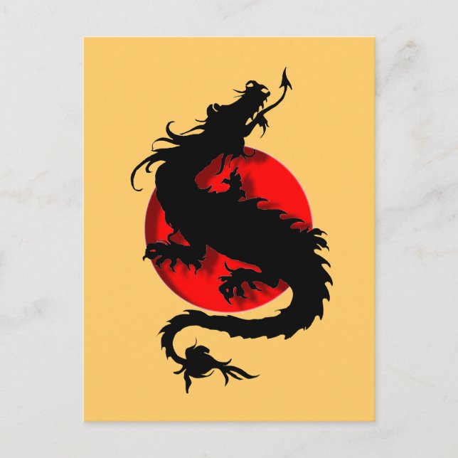 Postal dragón (Anverso)