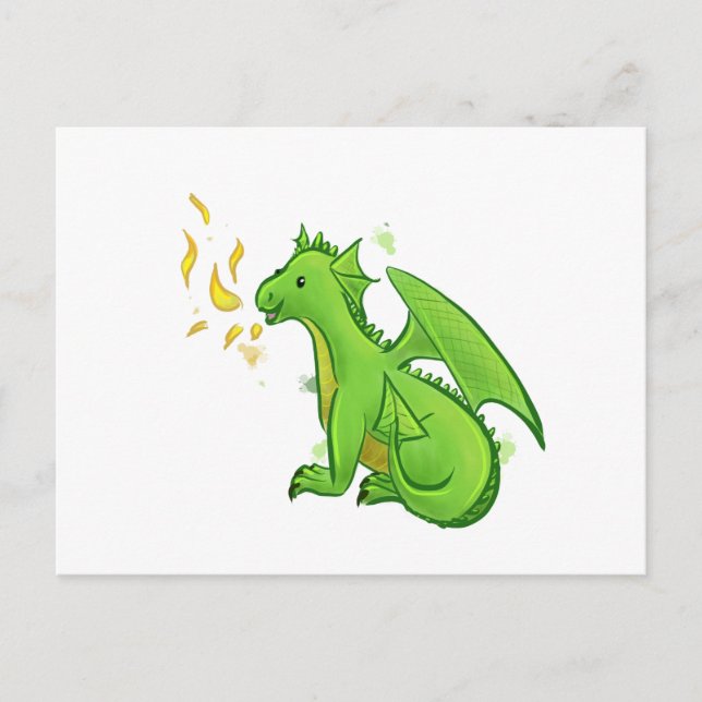 Postal Dragón (Anverso)