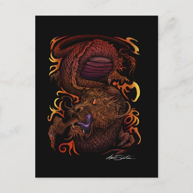 Postal Dragón (Anverso)