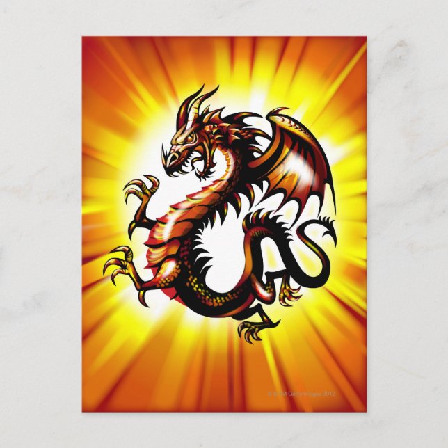 Postal Dragón 3 (Anverso)