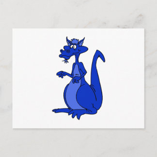 Postal Dragón azul