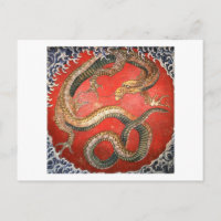 Dragón, Bella Artes japonés de Hokusai