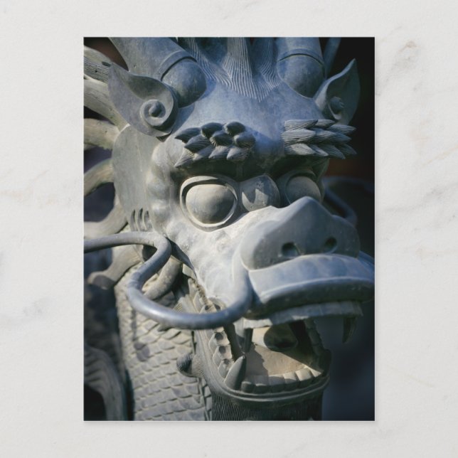 Postal dragón chino (Anverso)