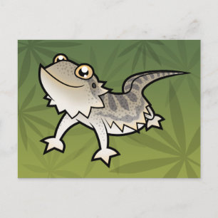 Postal Dragón con barba personalizado / Dragón Rankin