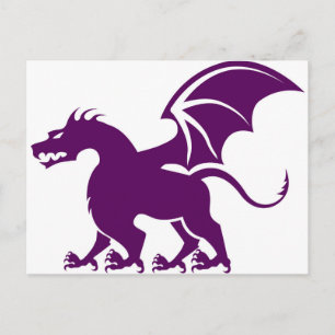 Postal dragón de 4 piernas