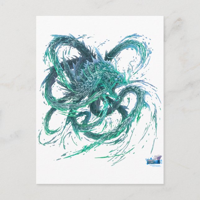 Postal Dragón de agua (Anverso)