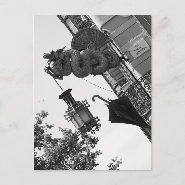 Postal Dragón de Barcelona (Anverso)