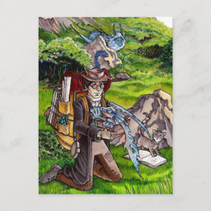 Postal Dragón de bebé