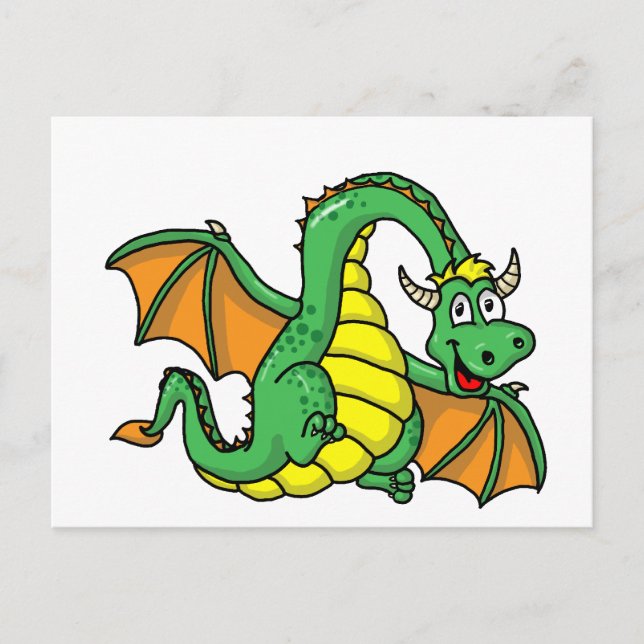 Postal Dragón de bebé (Anverso)