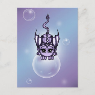 Postal Dragón de burbujas