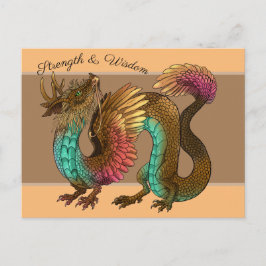 Postal Dragón de Feathered