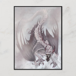 Postal Dragón de hielo y nieve