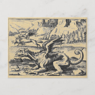 Postal Dragón de la alquimia rusa