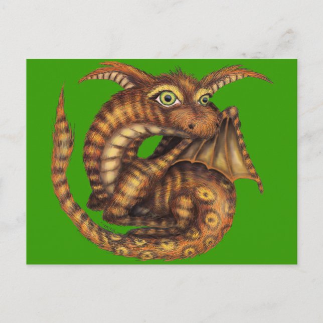Postal Dragón de la mugre (Anverso)