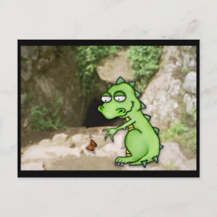 Postal Dragón de mariposa