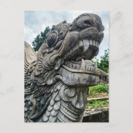Postal Dragón de piedra, cementerio de la calle, Vietnam