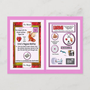 Postal Dragón de tabla periódica - Lutetium