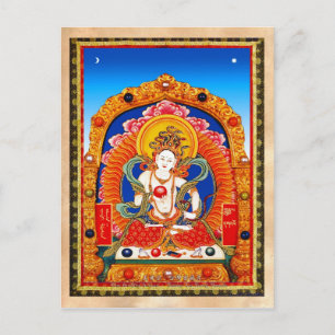 Postal Dragón de thangka tibetano de Guay King Bodhisattv