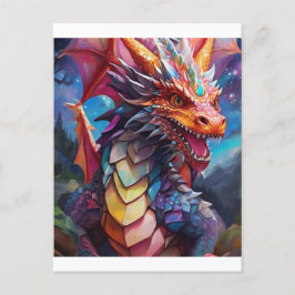 Postal Dragón deslumbrante